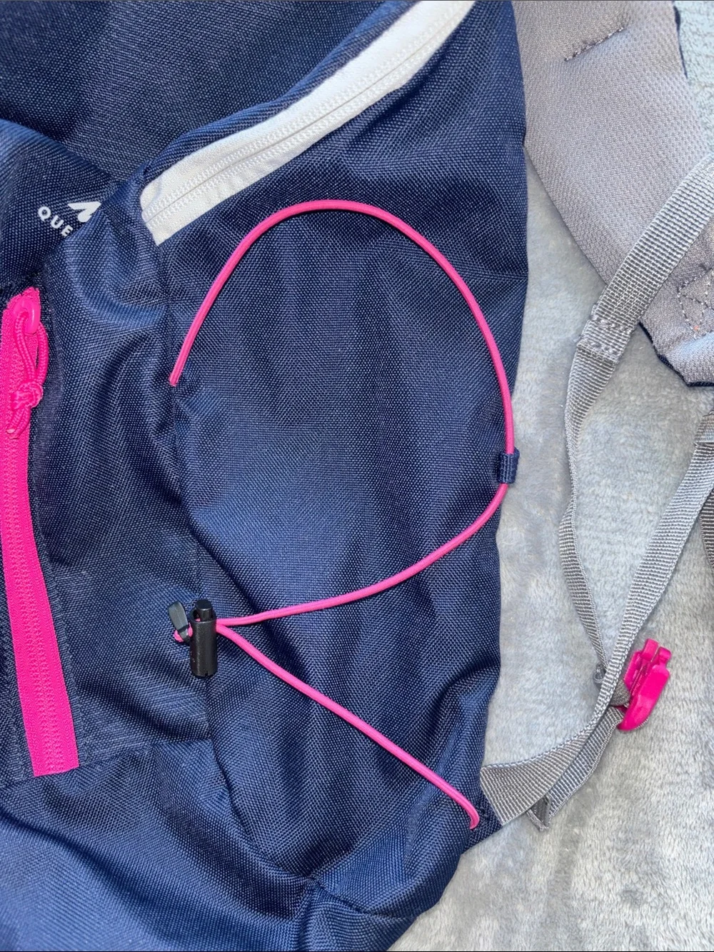 Quechua 10L kids navy pink backpack - Picture 3 of 9